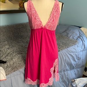 Pajamagram pink lace cami